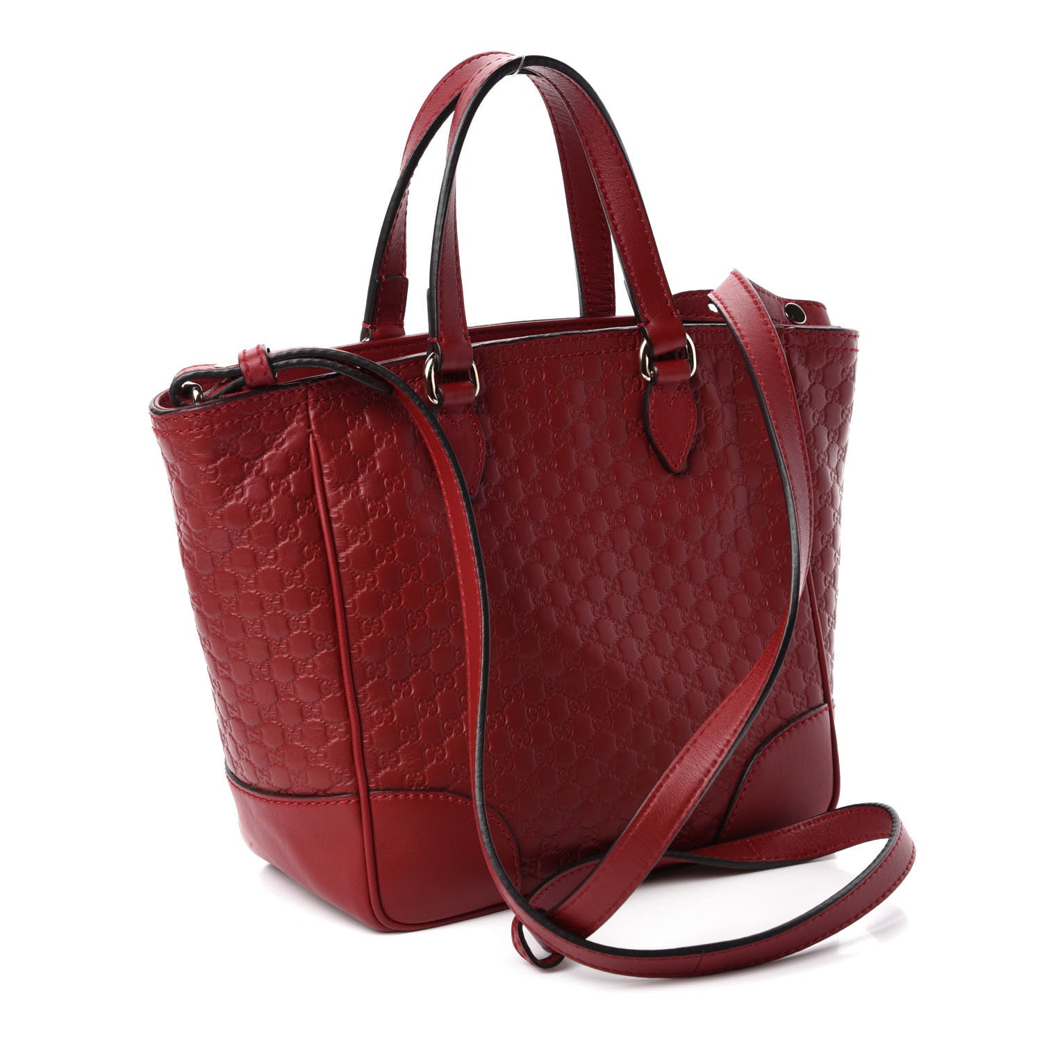 Gucci Microguccissima Small Bree Tote Red 4 of 11