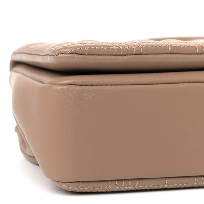 Burberry Lambskin Quilted Small Lola Bag Camel 5 of 8