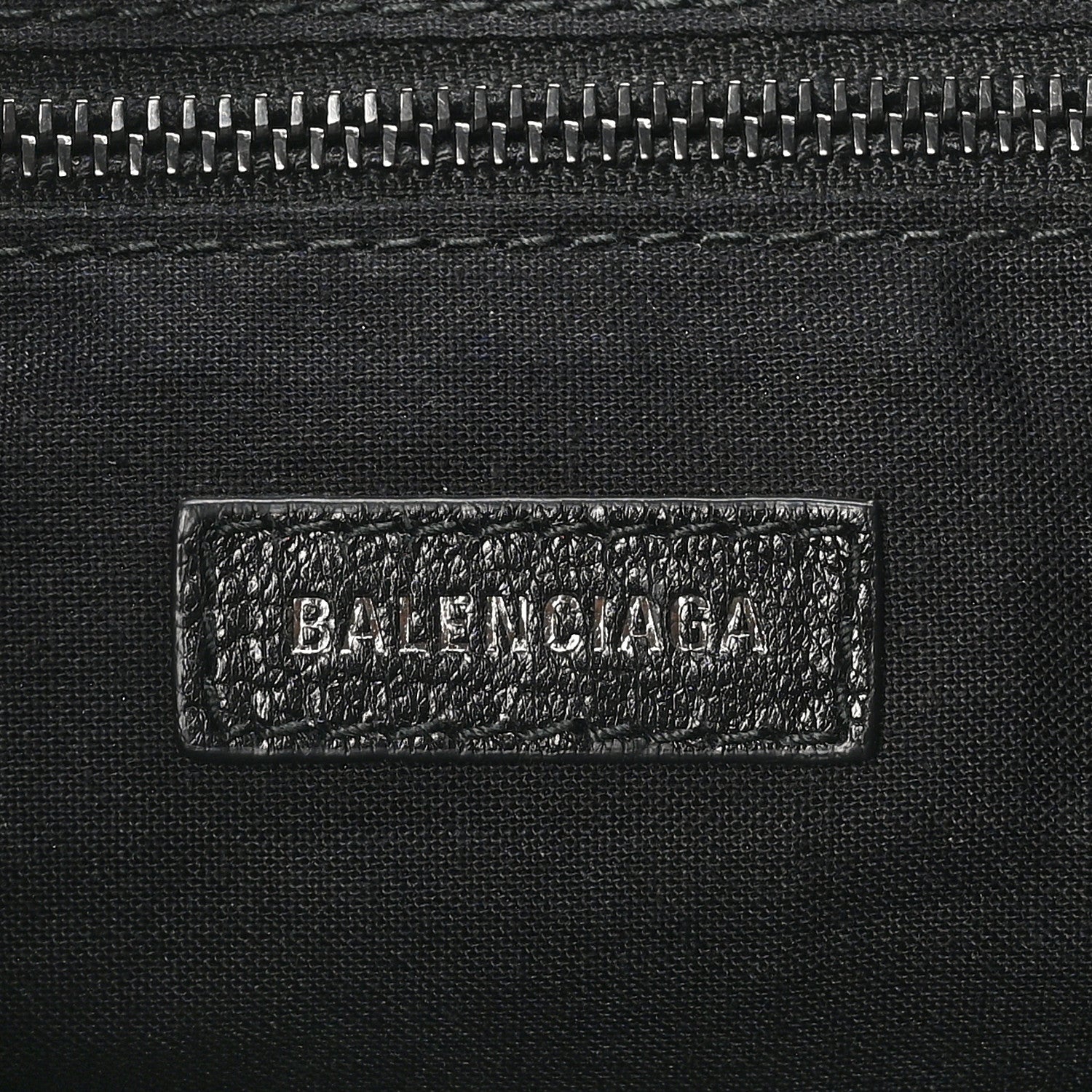 Balenciaga Chevre Black Metallic Edge Hardware S City Black 6 of 9