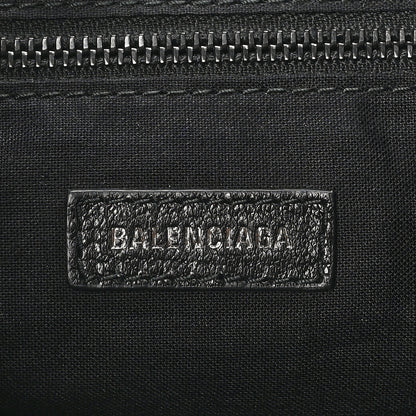 Balenciaga Chevre Black Metallic Edge Hardware S City Black 6 of 9
