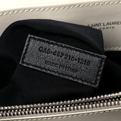 Saint Laurent Calfskin Y Quilted Monogram Medium Loulou Chain Satchel Ivory 8 of 15