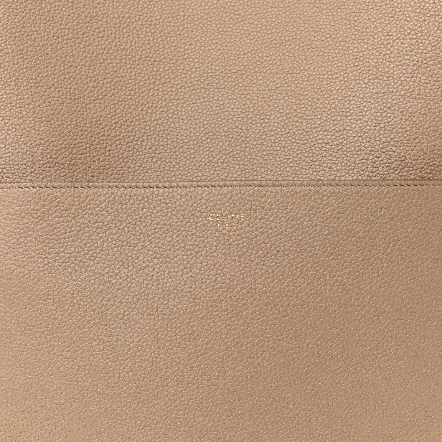 Celine Soft Grained Calfskin Sangle Bucket Bag Dune 8 of 14