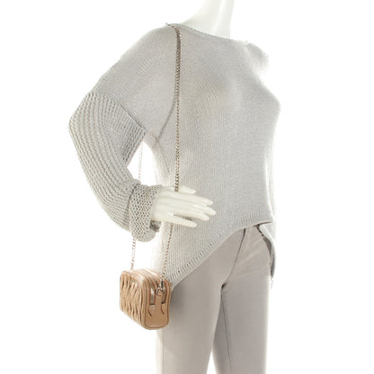 Miu Miu Nappa Matelasse Lux Small Shoulder Bag Cammeo 2 of 8