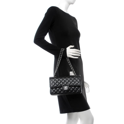 Chanel Caviar Quilted Medium Double Flap Black 3 of 9