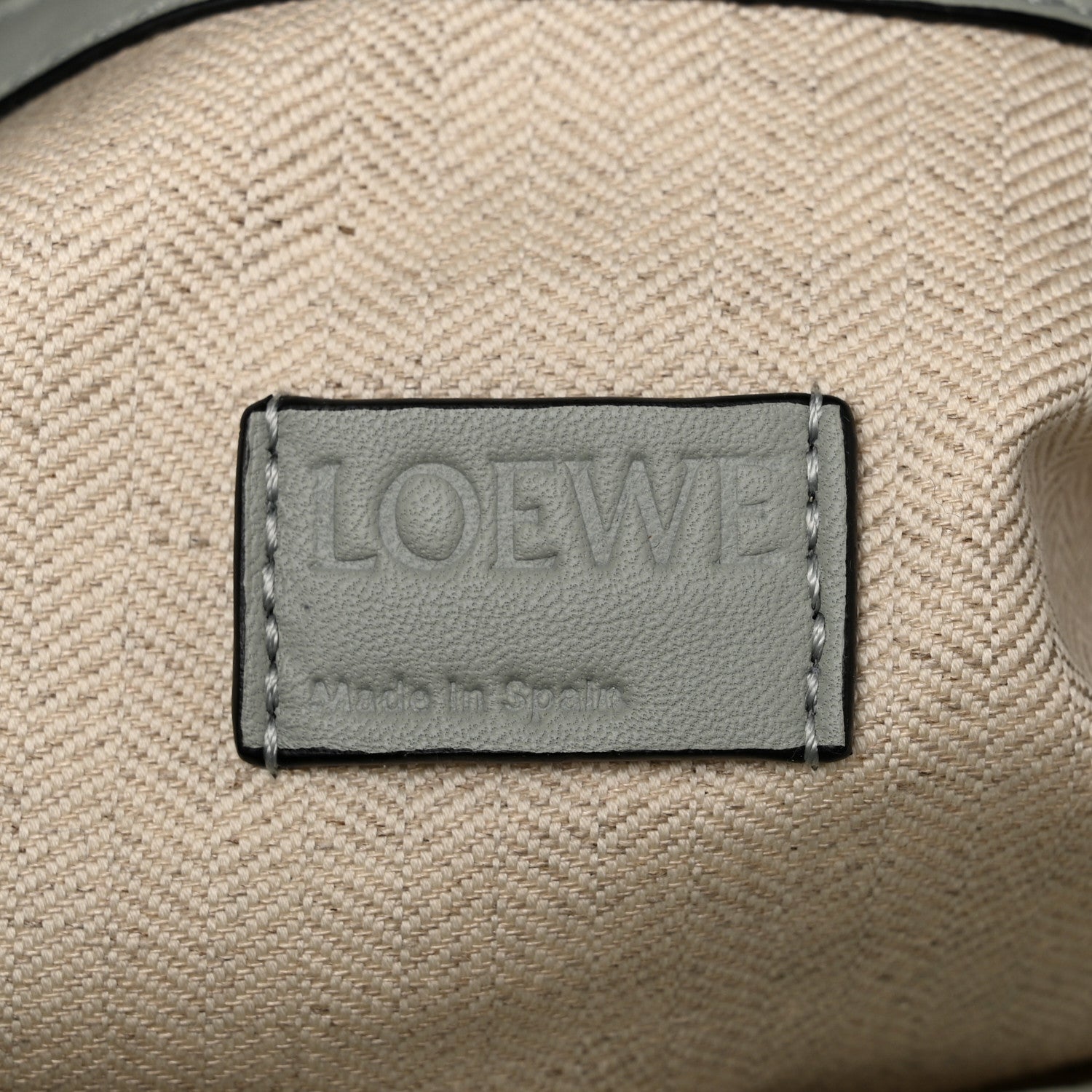 Loewe Calfskin Large Flamenco Knot Bag Grey 6 of 9