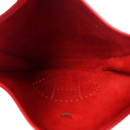 Hermes Taurillon Clemence Evelyne III PM Rouge Casaque 5 of 11