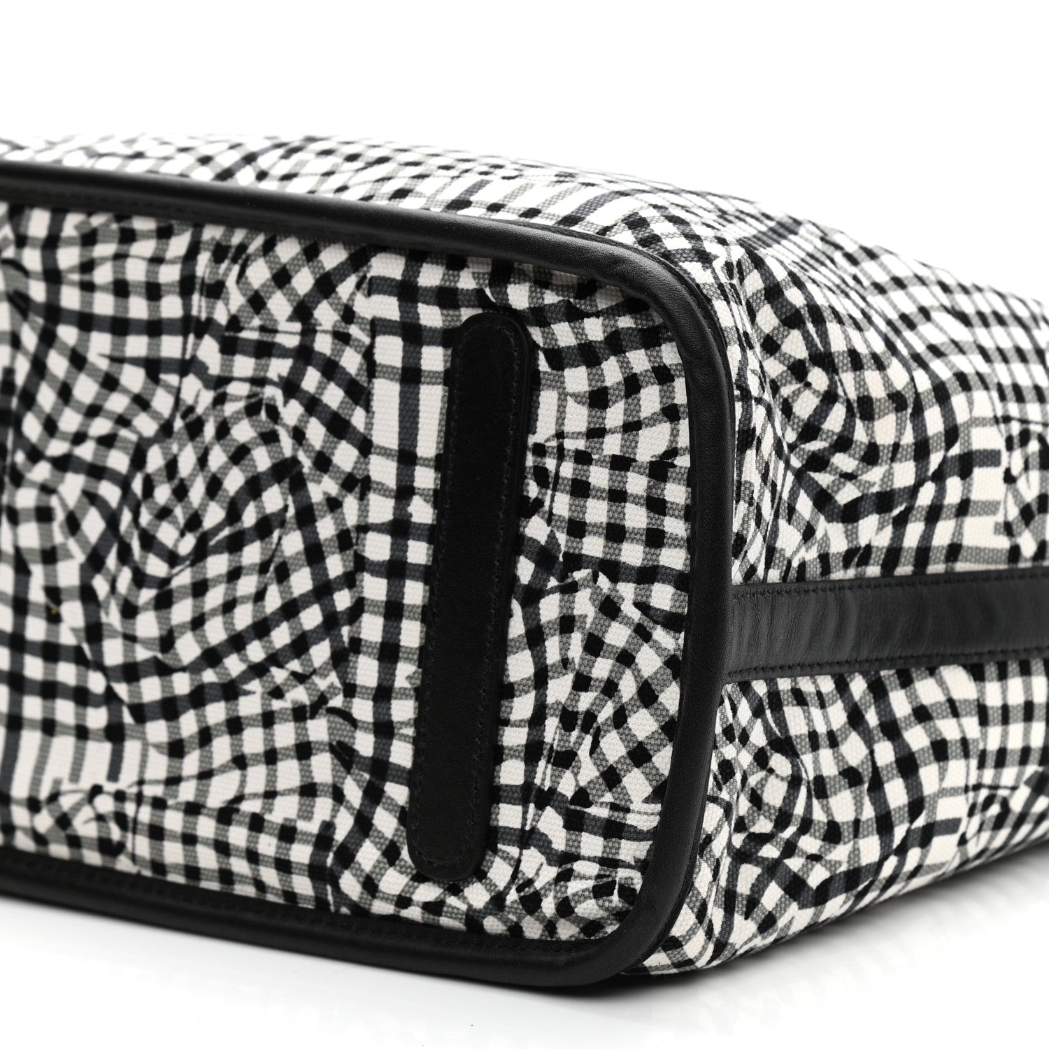 MCM Visetos Calfskin Motif Rombi Lion Printed Reversible Shopper Tote White 14 of 16