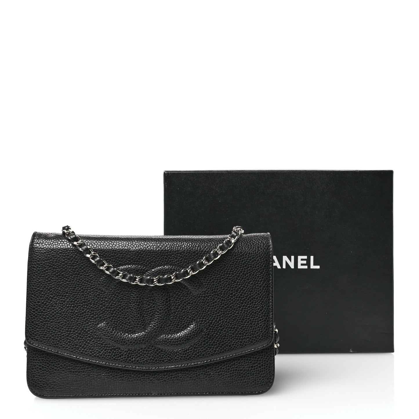 Caviar Timeless CC Wallet on Chain WOC Black