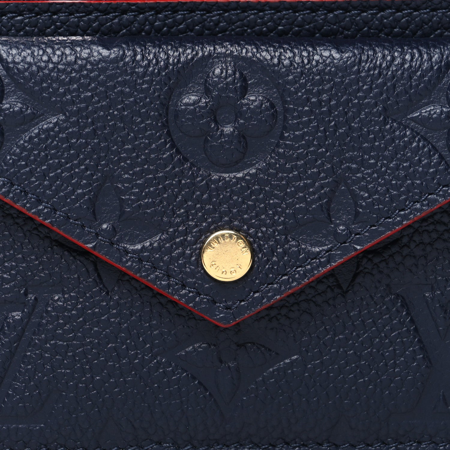 Louis Vuitton Empreinte Recto Verso Card Holder Marine Rouge 8 of 8