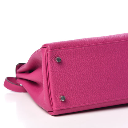 Hermes Togo Kelly Retourne 28 Rose Pourpre 6 of 12