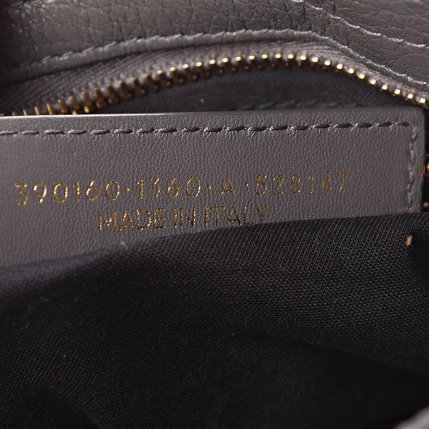 Balenciaga Chevre Gold Metallic Edge Hardware Mini City Gris Acier 8 of 11