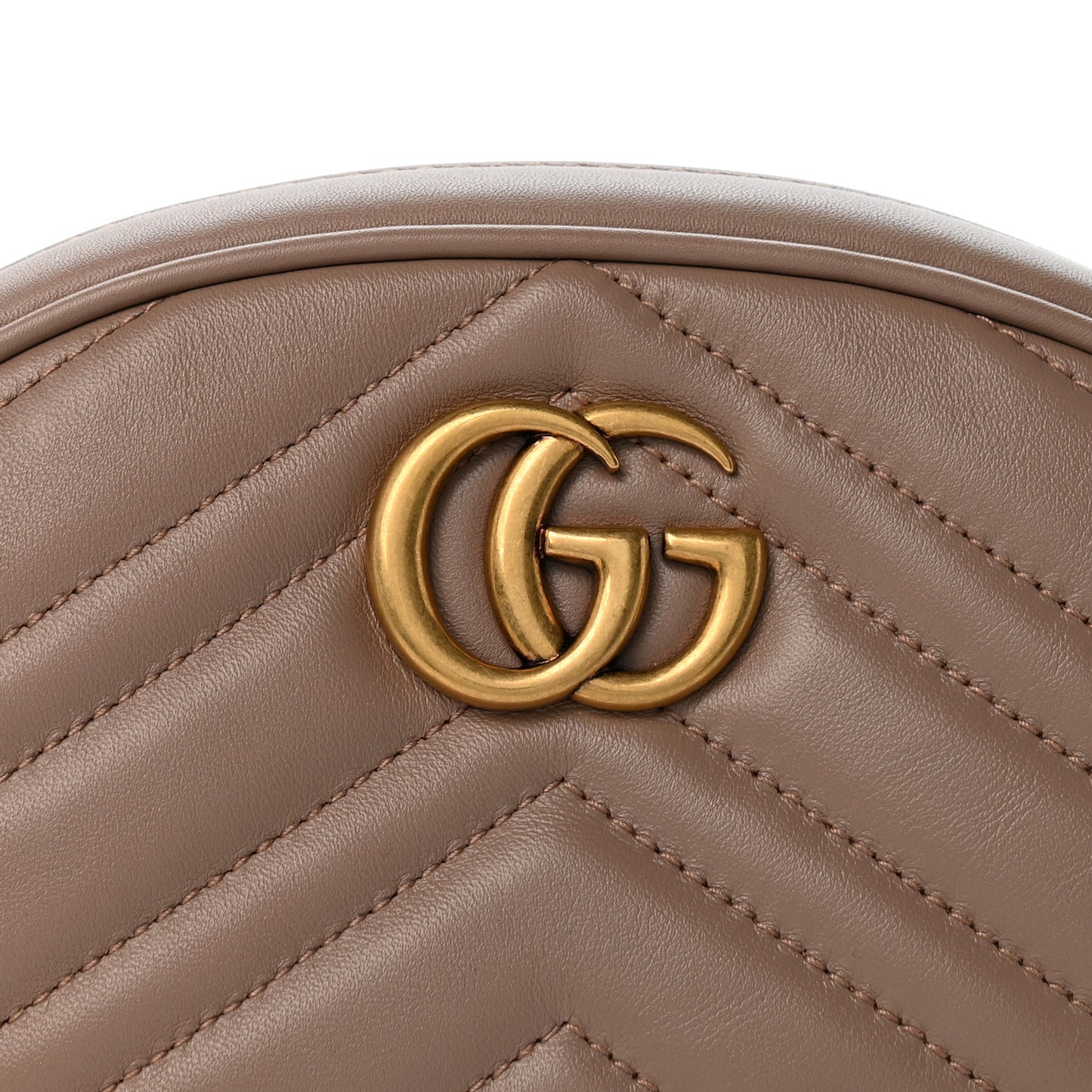 Calfskin Matelasse GG Marmont Belt Bag  85 34 Porcelain Rose