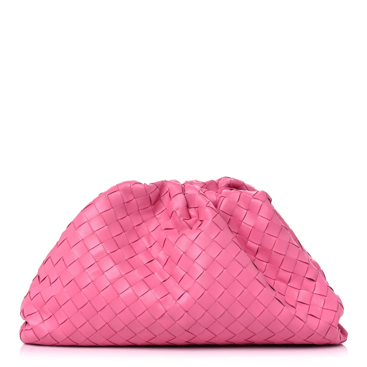 Nappa Maxi Intrecciato The Pouch Oversized Clutch Pink