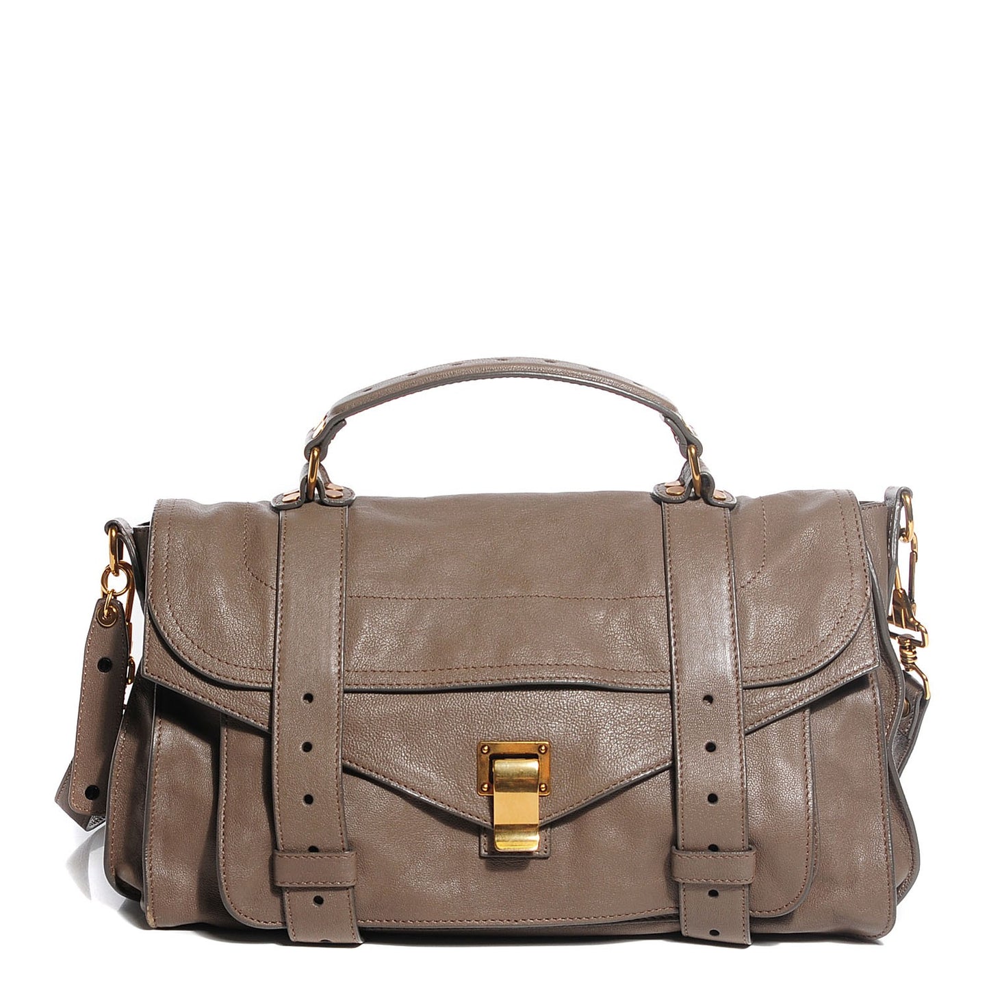 Lambskin Medium PS1 Satchel Smoke