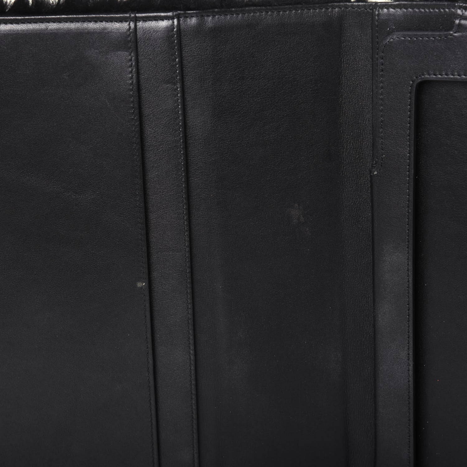 Chanel Rabbit Fur iPad Case Black 9 of 12