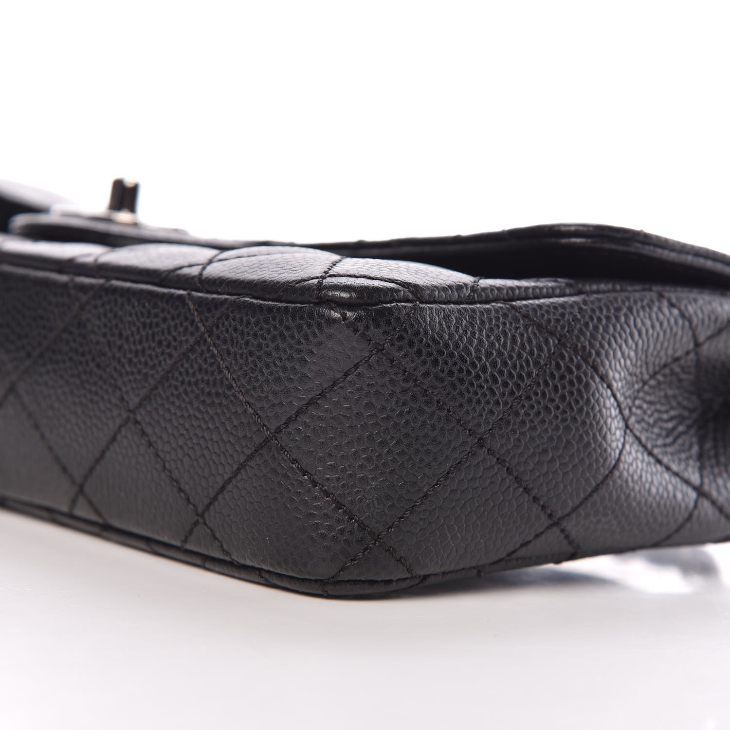 Chanel Caviar Quilted East West Flap Black 12 of 13