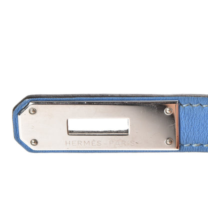 Hermes Taurillon Clemence Swift Jypsiere 28 Bleu Paradis 23 of 36