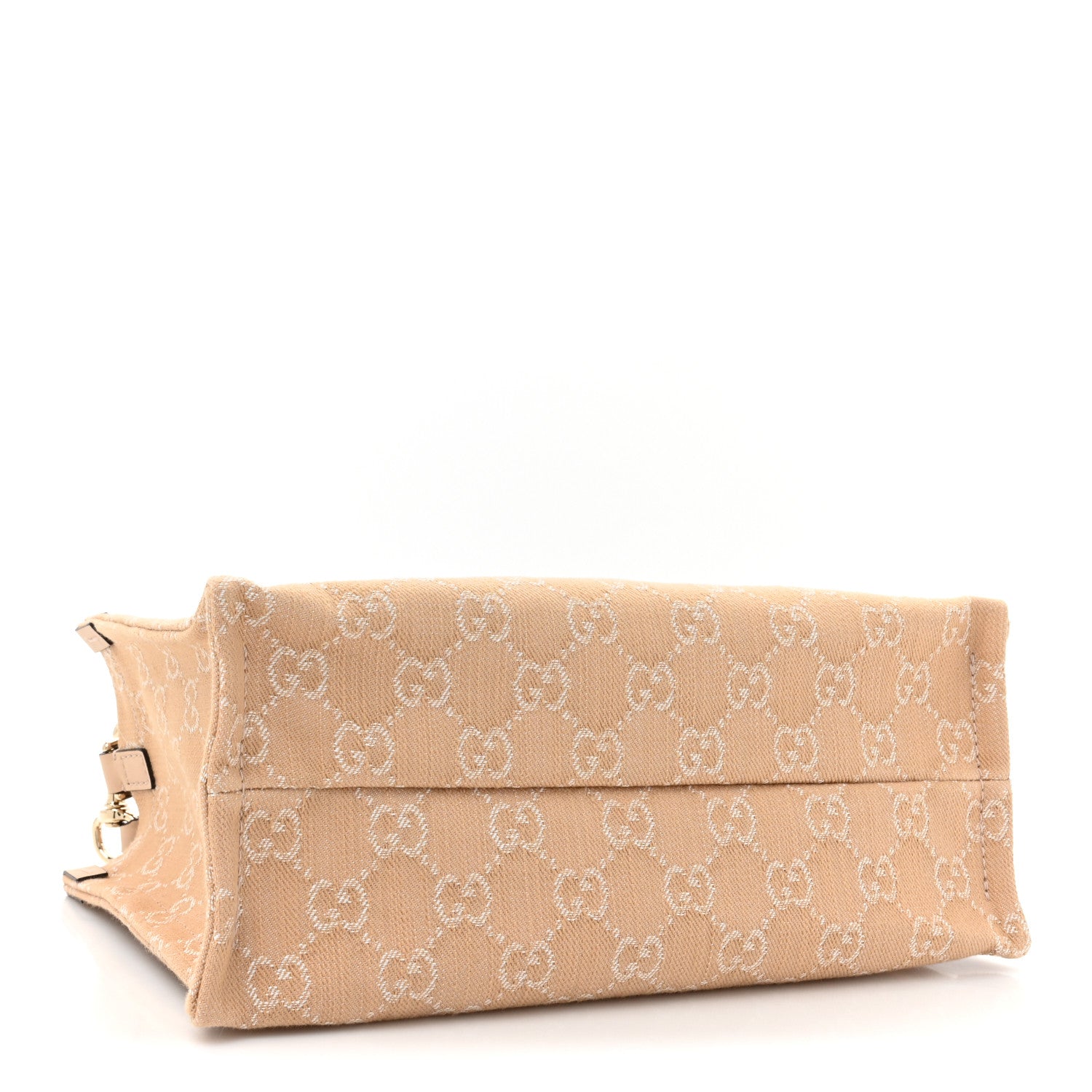 Gucci Denim Ophidia GG Monogram Tote Medium Light Beige 5 of 13
