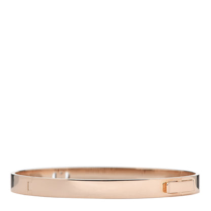 Hermes 18K Rose Gold Diamond PM H D'Ancre Bracelet SH 3 of 6
