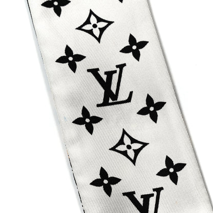 Louis Vuitton Silk Monogram Let's Go BB Bandeau Black 4 of 4