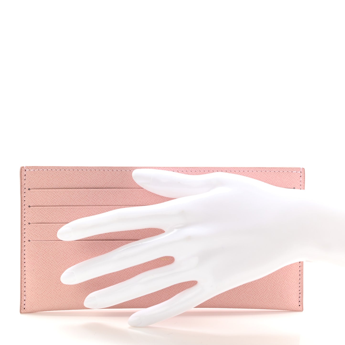 Calfskin Felicie Card Holder Insert Rose Ballerine