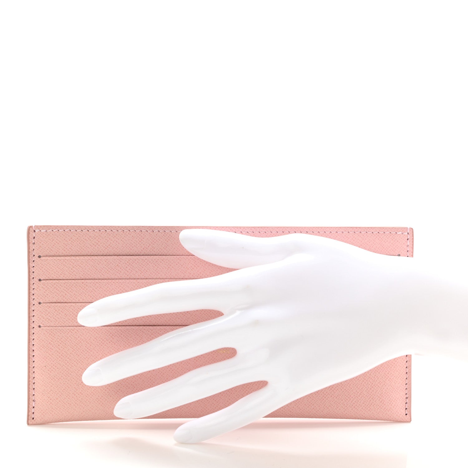 Louis Vuitton Calfskin Felicie Card Holder Insert Rose Ballerine 2 of 6