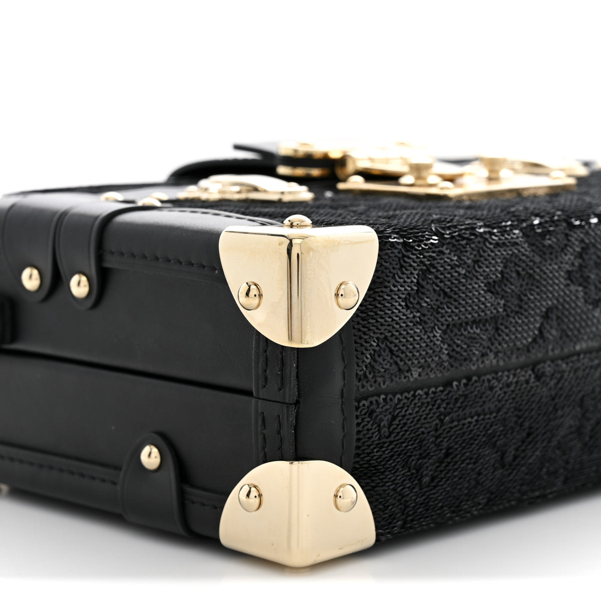 Louis Vuitton Sequins Petite Malle Black 8 of 9