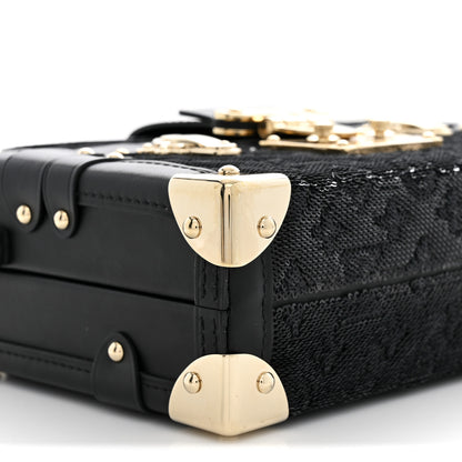 Louis Vuitton Sequins Petite Malle Black 8 of 9
