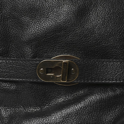 Burberry Grainy Calfskin Larsen Shoulder Bag Black 9 of 11