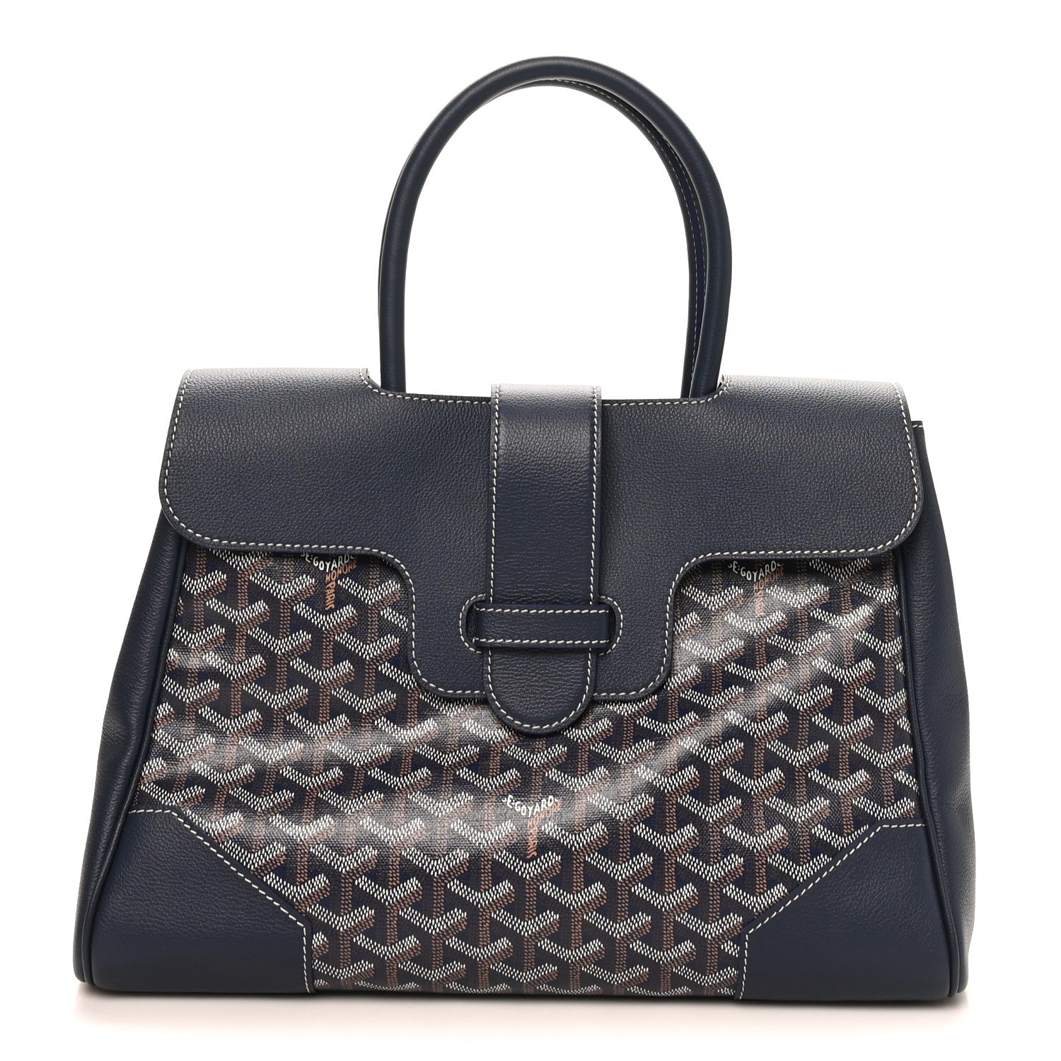 Goyard Goyardine Saigon Tote Navy 1 of 9
