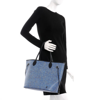 Louis Vuitton Epi Neverfull MM Denim Light 2 of 8