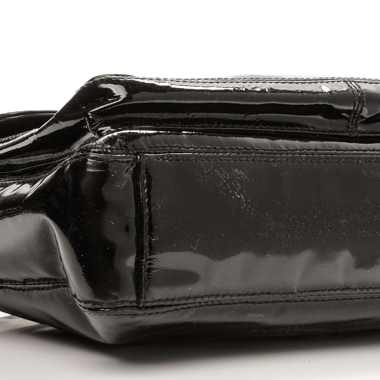 Chanel Patent CC Flap Tote Black 9 of 12