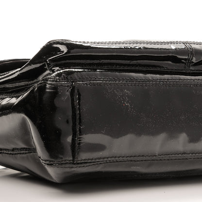 Chanel Patent CC Flap Tote Black 9 of 12