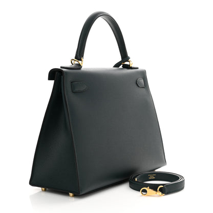 Hermes Epsom Kelly Sellier 28 Vert Cypress 3 of 13