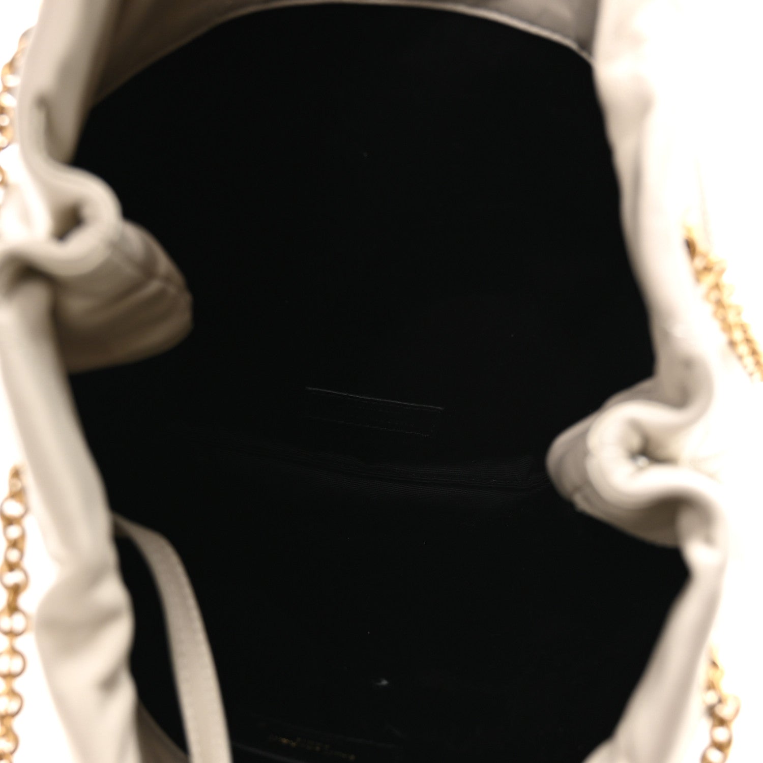 Saint Laurent Lambskin Matelasse Monogram Medium Jamie 4.3 Pochon Crema Soft 6 of 11
