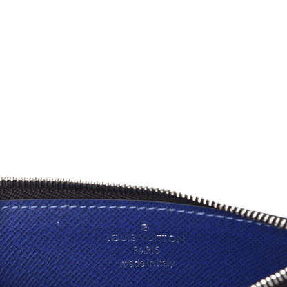 Louis Vuitton Monogram Taiga Coin Card Holder Cobalt 7 of 8