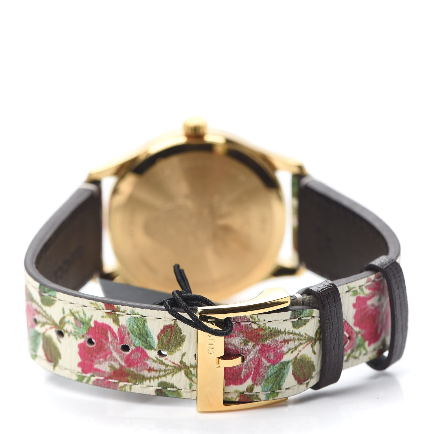 Gucci Stainless Steel Calfskin 38mm G-Timeless Floral Quartz Watch Ivory 3 of 5