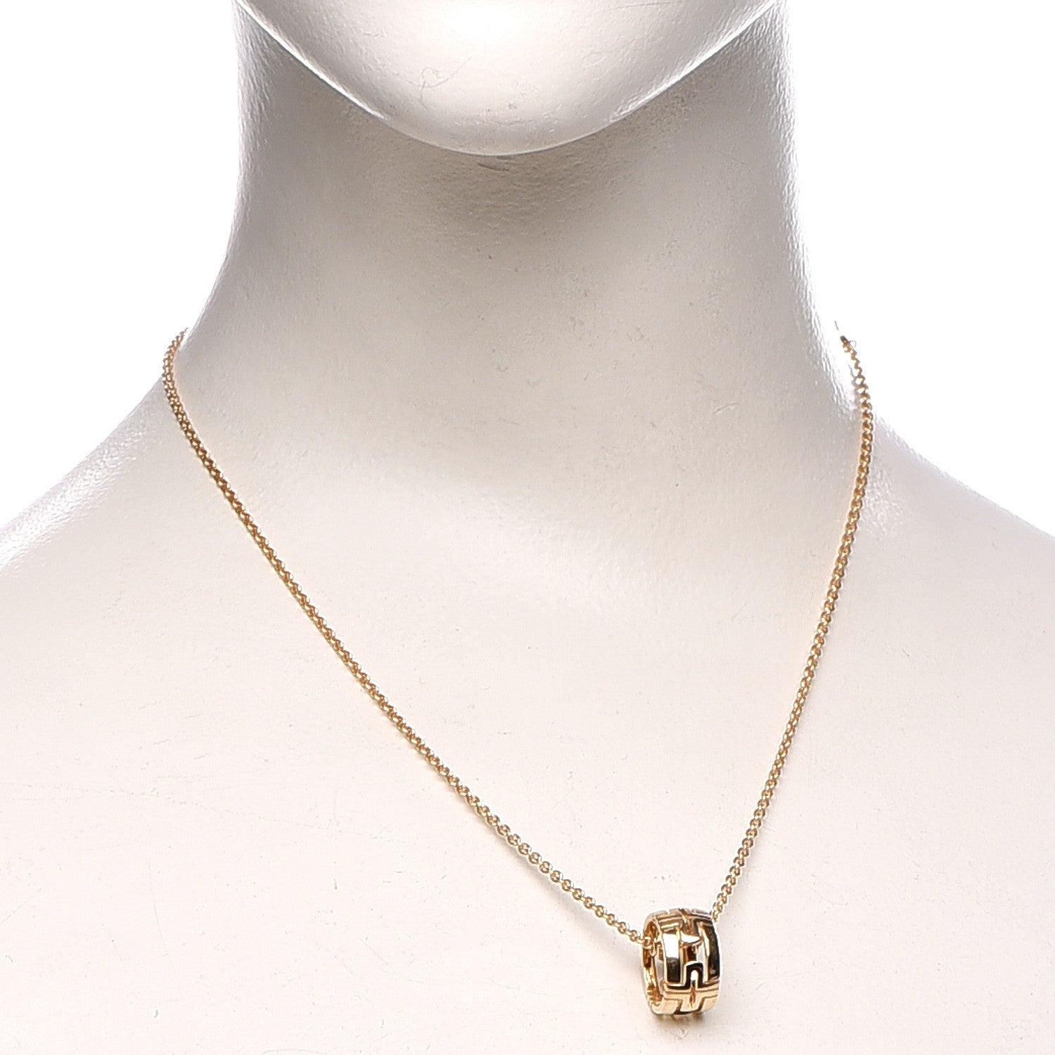 Bulgari 18K Yellow Gold Parentesi Pendant Necklace 2 of 8