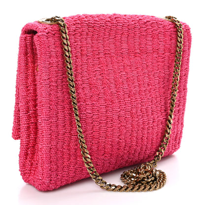 Saint Laurent Raffia Medium Monogram Kate Satchel Pink Glow 3 of 10
