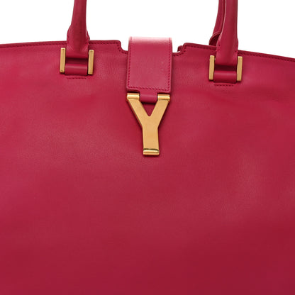 Saint Laurent Calfskin Medium Classic Y Cabas Fuchsia 7 of 12