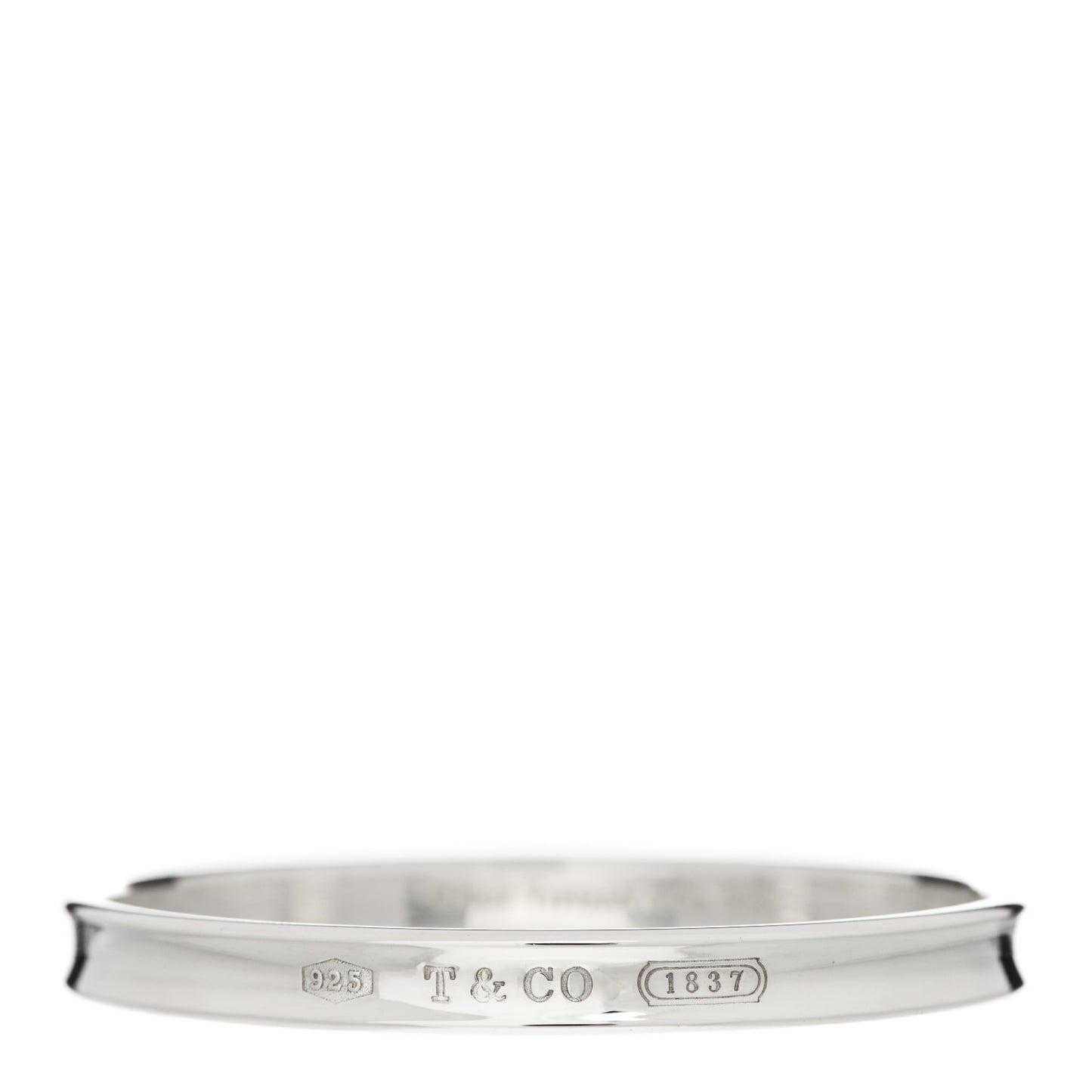 Sterling Silver Narrow 1837 Bangle Bracelet