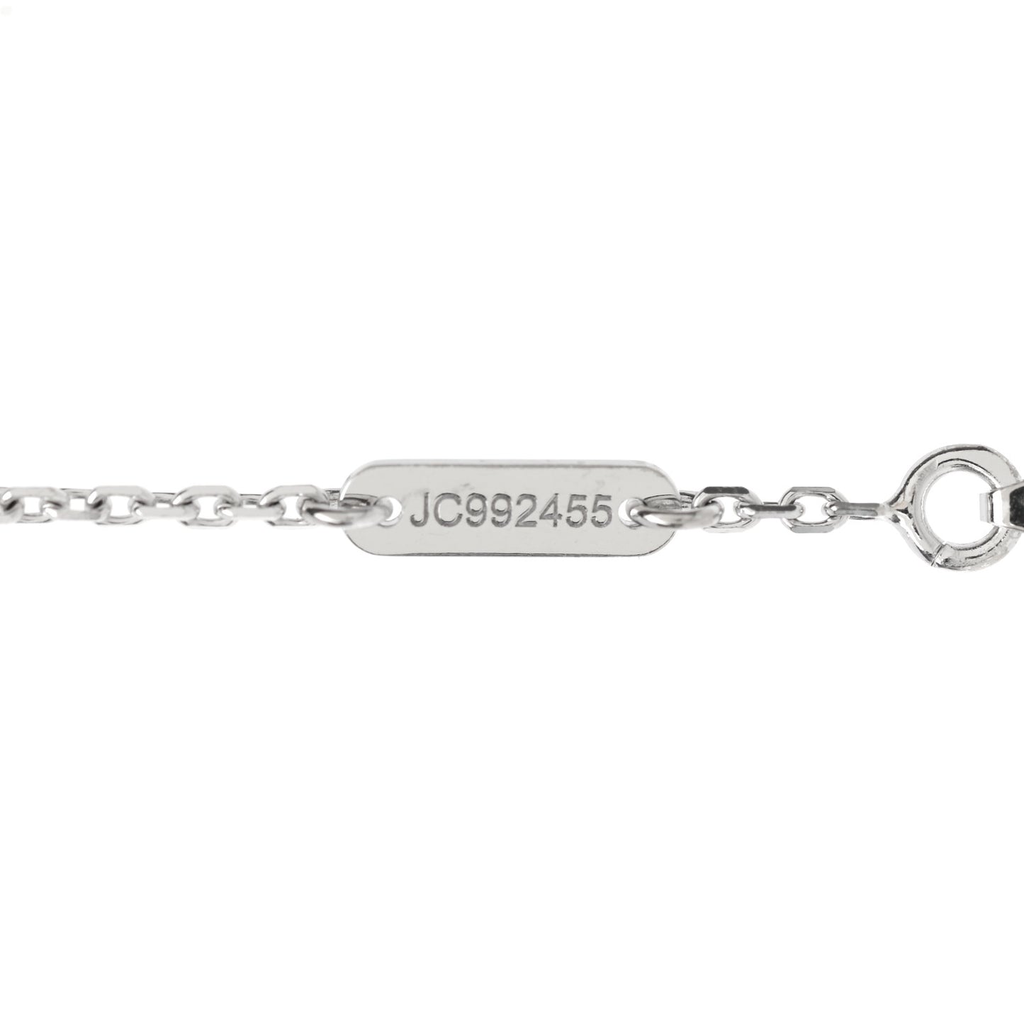 18K White Gold Diamond Sweet Alhambra Bracelet