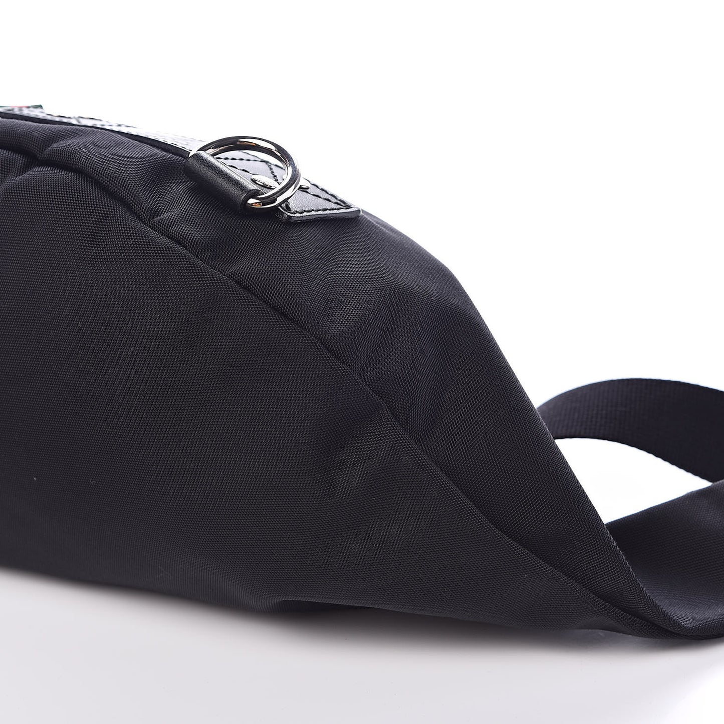 Nylon Web Belt Bag Black