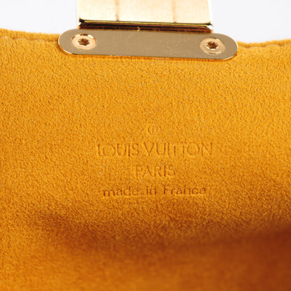Louis Vuitton Monogram Denim Pochette Plat Clutch Blue 5 of 7