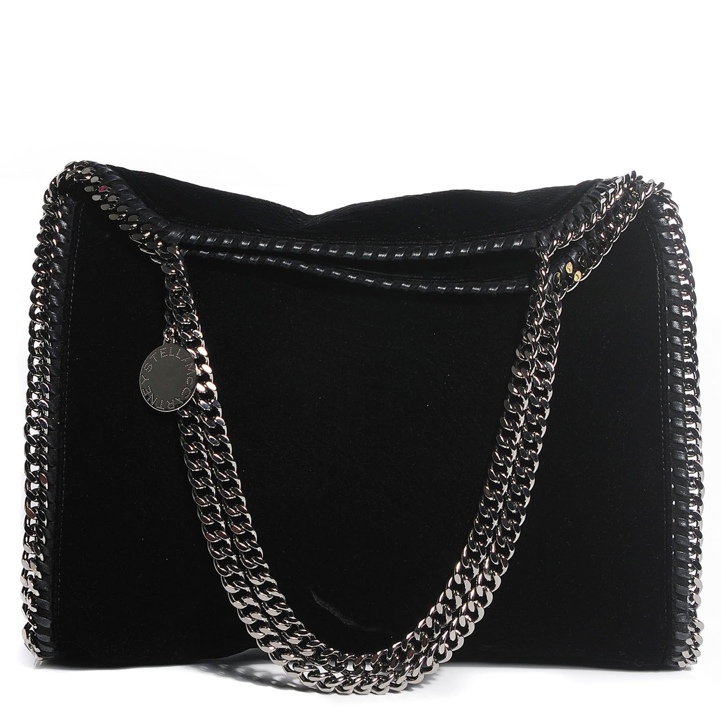 Velvet Falabella Small Tote Black
