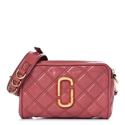 Marc Jacobs Calfskin Quilted The Softshot 21 Bag Santa Fe Red 1 of 10