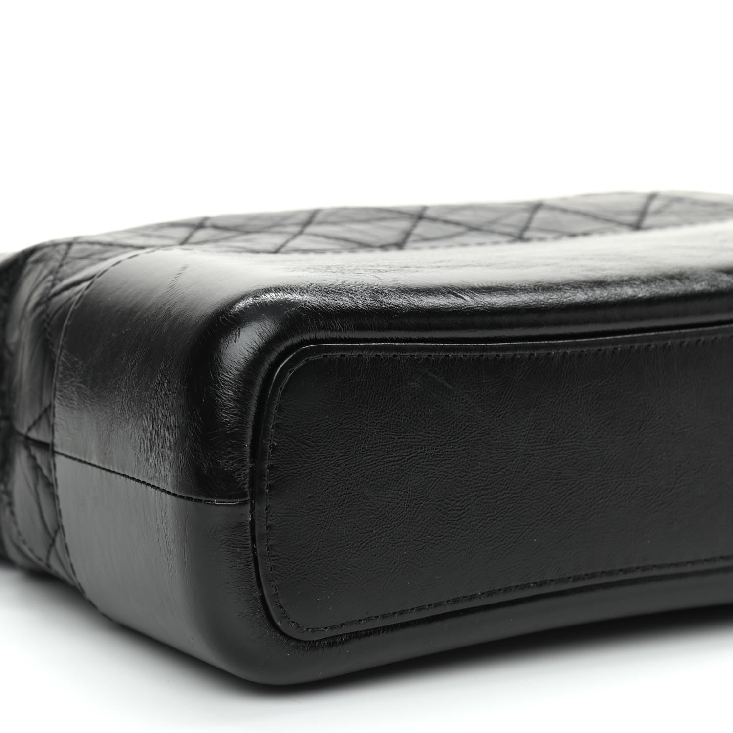 Chanel Aged Calfskin Quilted Medium Gabrielle Hobo Black 8 of 10