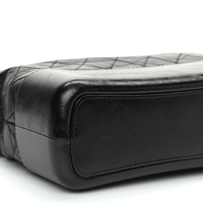 Chanel Aged Calfskin Quilted Medium Gabrielle Hobo Black 8 of 10