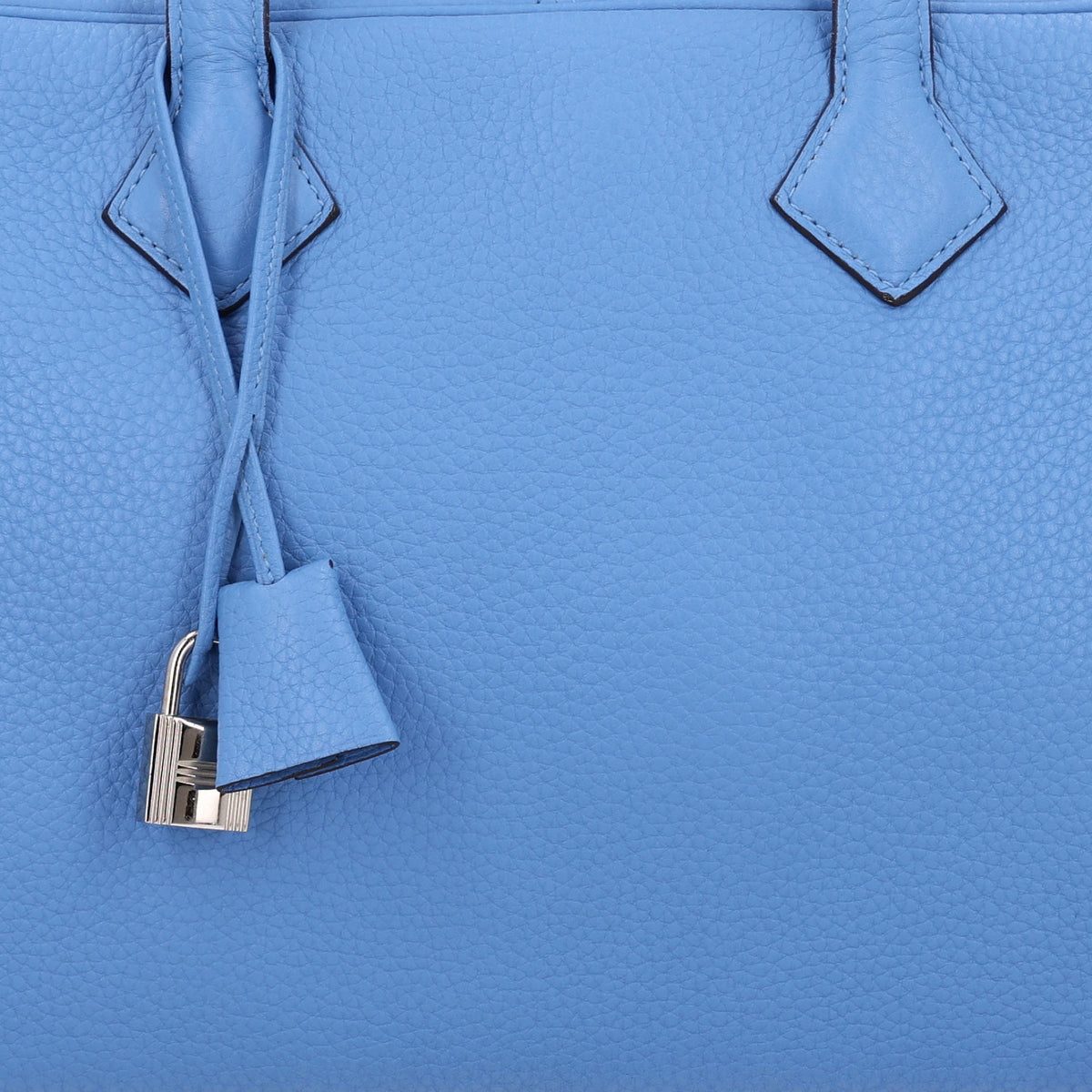 Hermes Taurillon Clemence Victoria II 35 Bleu Paradis 8 of 10