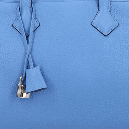 Hermes Taurillon Clemence Victoria II 35 Bleu Paradis 8 of 10